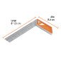 Escuadra 8' para carpintero con mango 100% de aluminio TRUP-14372