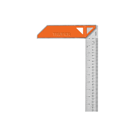 Escuadra 10' para carpintero con mango 100% de aluminio TRUP-14374