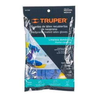 Guantes De Látex Reforzados Para Limpieza, Mediano 15268 Trup-1