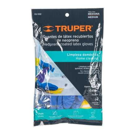 Guantes De Látex Reforzados Para Limpieza, Mediano 15268 Trup-1