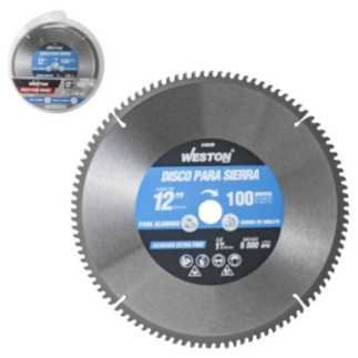 DISCO PARA SIERRA CIRCULAR P/ALUMINIO 12'' X 1'' 100DT WEST-Z25135