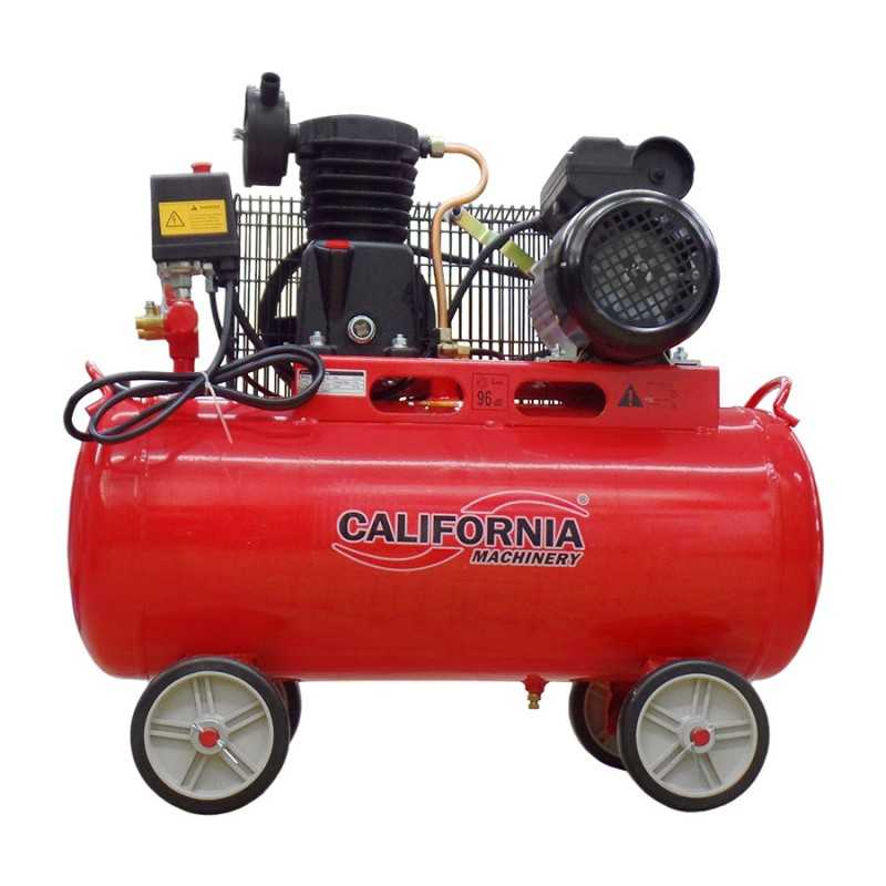 Compresor de aire banda de 50 litros de 1.5 hp California CALN3-001 CALIFORNIA MACHINERY