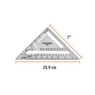 Escuadra 7' de aluminio para muros de yeso, Truper TRUP-15131