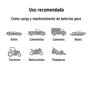 Cargador De 50 A Para Baterías De 6 Y 12 V, Truper 12889