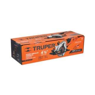 Sierra circular 4-1/2" 750 W 5,000 rpm disco carburo tugsteno TRUPER SICI-4-1/2A