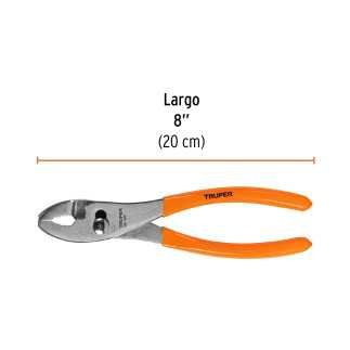 Pinza De Chofer 8', Mango De Vinil TRUP-17301