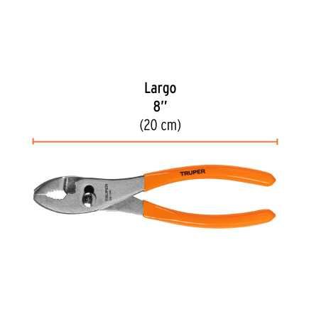 Pinza De Chofer 8', Mango De Vinil TRUP-17301