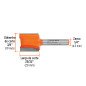 Broca para router, recta 2 filos, 3/4' TRUPER TRUP-11459 Broca para router, recta 2 filos, 3/4' TRUPER TRUP-11459