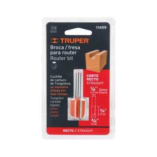 Broca para router, recta 2 filos, 3/4' TRUPER TRUP-11459