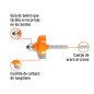 Broca para router, pecho paloma, 1-3/8' con balero TRUPER TRUP-11480 Broca para router, pecho paloma, 1-3/8' con balero TRUPER TRUP-11480