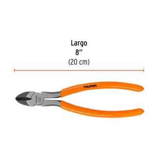 Pinza De Corte Diagonal 8' Mango De Pvc, Truper