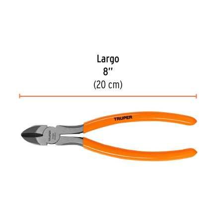 Pinza De Corte Diagonal 8' Mango De Pvc, Truper