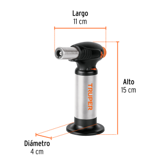 Mini Soplete Recargable De Gas Butano, Truper