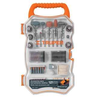 Juego De Accesorios Para Herramienta Rotativa 121 Piezas Truper 100757