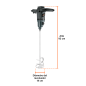 Mezcladora M14 1,500 W 0-540/0-830 rpm TRUPER MEZ-150N
