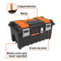 Caja plástica 19", broche metálico TRUPER 11811 Caja plástica 19", broche metálico TRUPER 11811