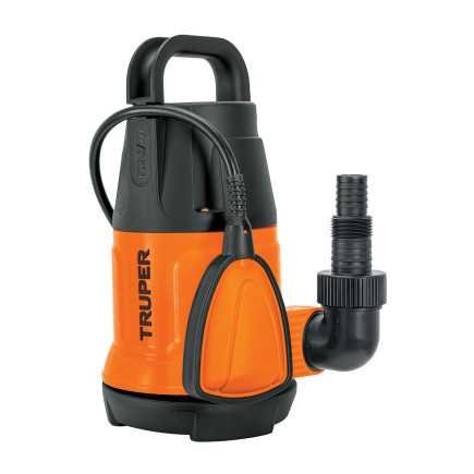 Bomba sumergible plástica para agua limpia 3/4 HP, Truper 12600