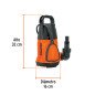 Bomba sumergible plástica para agua limpia 1 HP Bomba sumergible plástica para agua limpia 1 HP