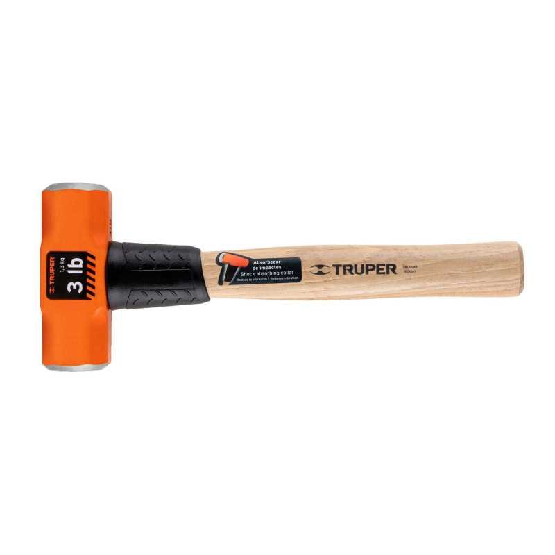 Marro Octagonal 3 Lbs. Truper 16507 Mango Madera 12" Marro Octagonal 3 Lbs. Truper 16507 Mango Madera 12"
