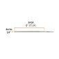 Lima redonda muza 6', Truper