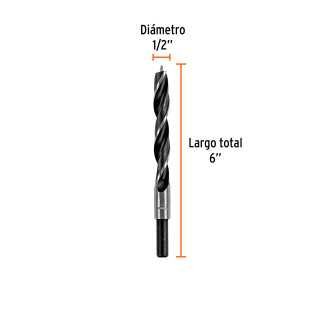 Broca para madera 1/2', Truper