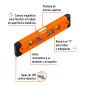Nivel torpedo de 9" magnético cuerpo de ABS, Truper 11223
