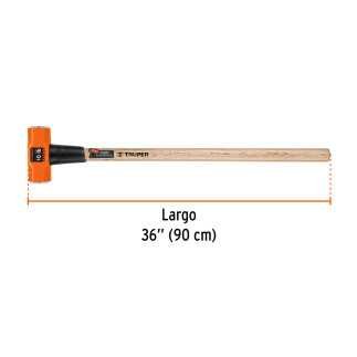 Marro octagonal 10 lb, mango de madera 36 Truper 16512