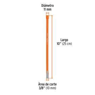 Cincel De Corte Frío De 3/8 X 10', Truper