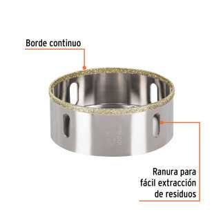 Brocasierra diamante 4' borde continuo, Truper TRUP-17139