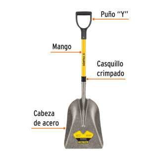 Pala carbonera cabeza 22 3/4" Truper 17153