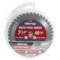 DISCO PARA SIERRA CIRCULAR P/MADERA 7-1/4'' X 5/8'' 40DT WEST-Z25025