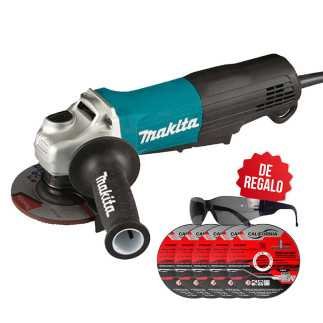 Esmeriladora Angular 4-1/2" 1,300 W 11,000 rpm MAKITA GA4550