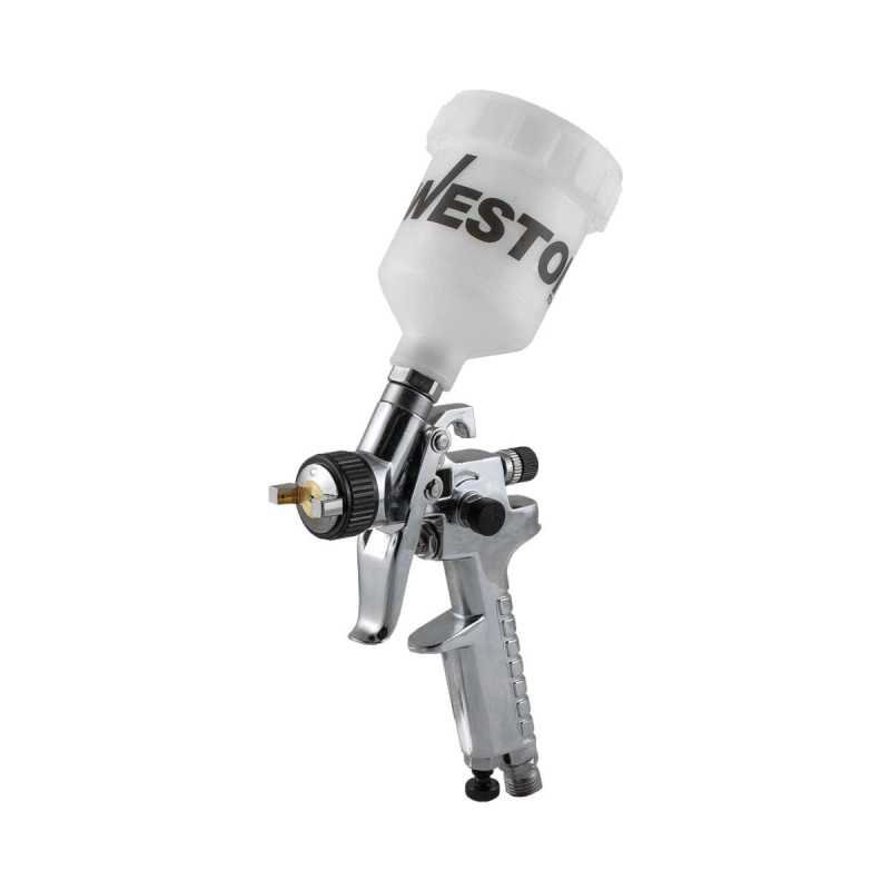 Pistola para retoque 50 Psi max + vaso de plástico 125 ml Pistola para retoque 50 Psi max + vaso de plástico 125 ml