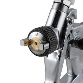 Pistola para retoque 50 Psi max + vaso de plástico 125 ml