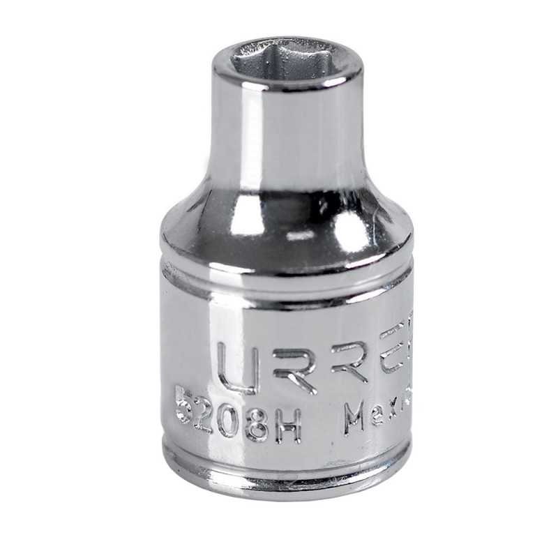 Dado cuadro de 3/8" 6 puntas en pulgadas 1/4" Urrea 5208H