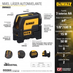 Laser Autonivelante Dewalt DW0822 DW0822 DEWALT