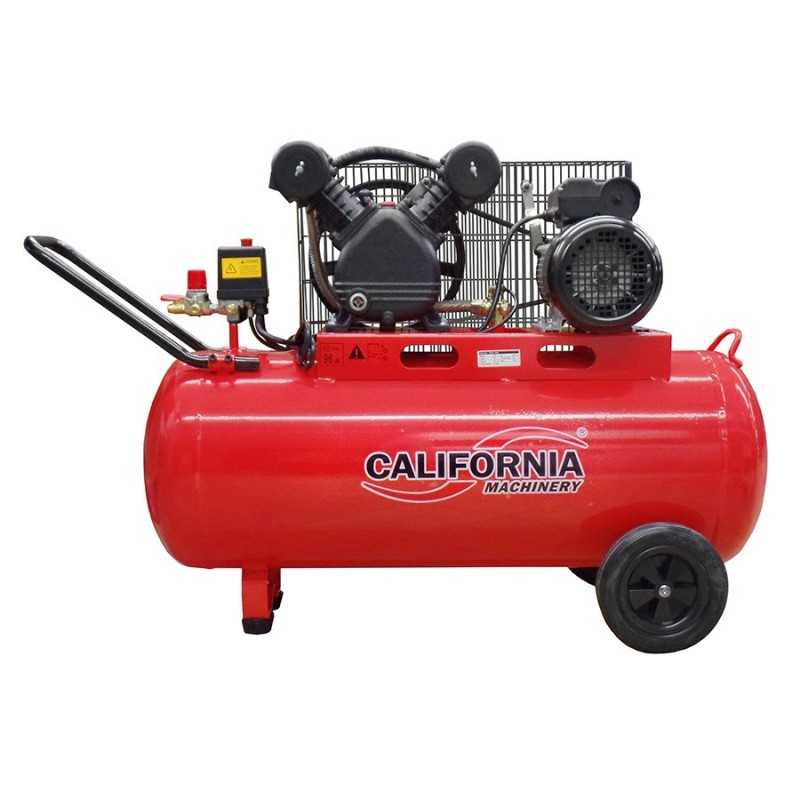 Compresor de Banda 100 L 2 hp 110v 60 hz 2051 California CALN3-004 CALIFORNIA MACHINERY