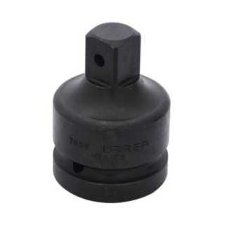 Adaptador con barreno pasado para dado de impacto cuadro de 1" hembra a 3/4" macho Urrea 7656