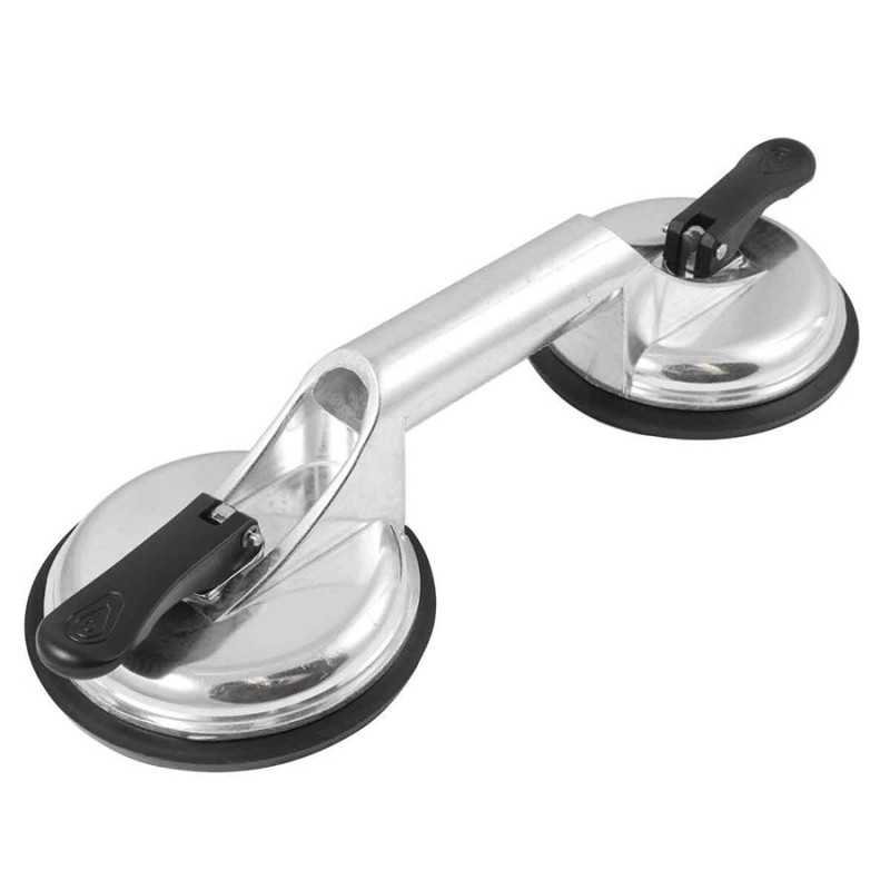 Ventosa P/Vidrio D/Aluminio 2 Copas Cap. 100Kg WEST-C02163