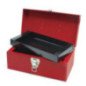 D1 Caja portaherramientas metálica color rojo 11" x 6" x 5" Urrea