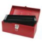 D2 Caja portaherramientas metálica color rojo 14" x 6" x 6" Urrea