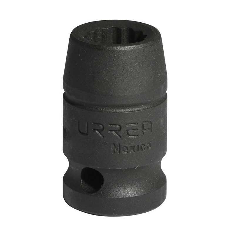 Dado de impacto cuadro de 1/2" 12 puntas métrico 15 mm Urrea 7415MT