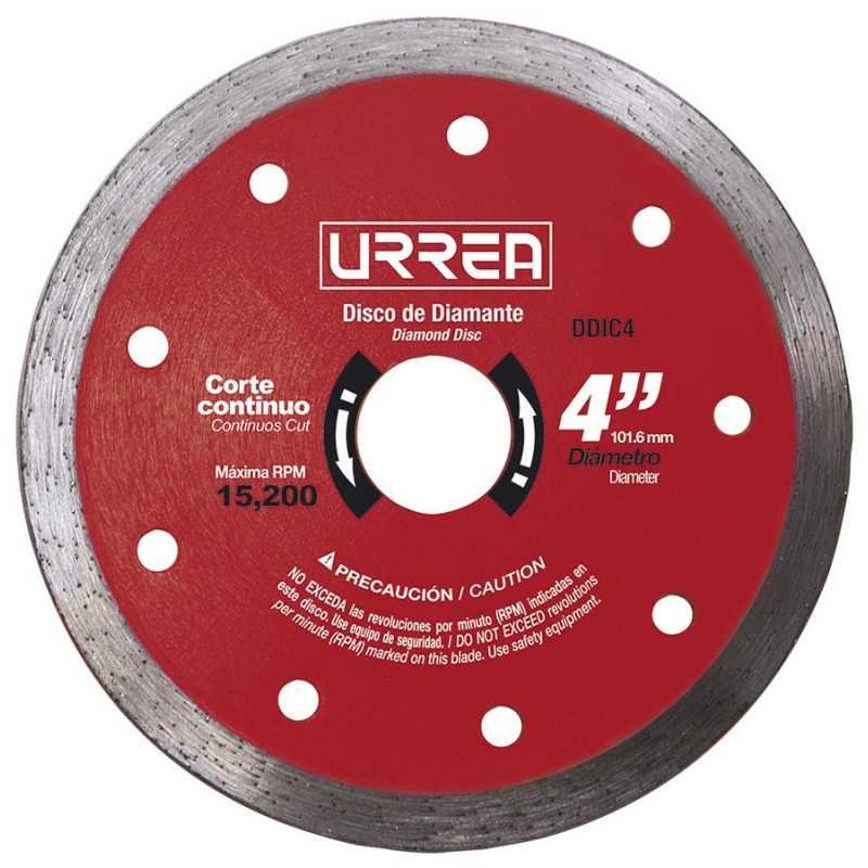 Disco de diamante continuo 7" Urrea DDIC7