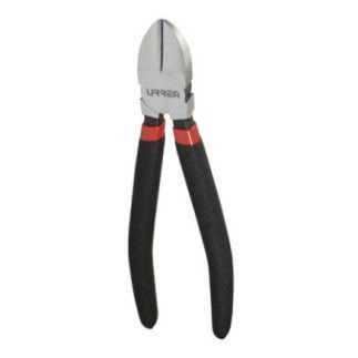 Pinza para electricista con mango rubber grip de 7-3/4" corte diagonal Urrea 207GI