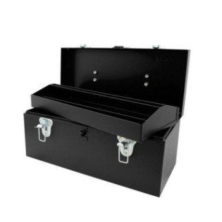 D3C20 Caja portaherramientas metálica color negro 16" x 7" x 7" Urrea