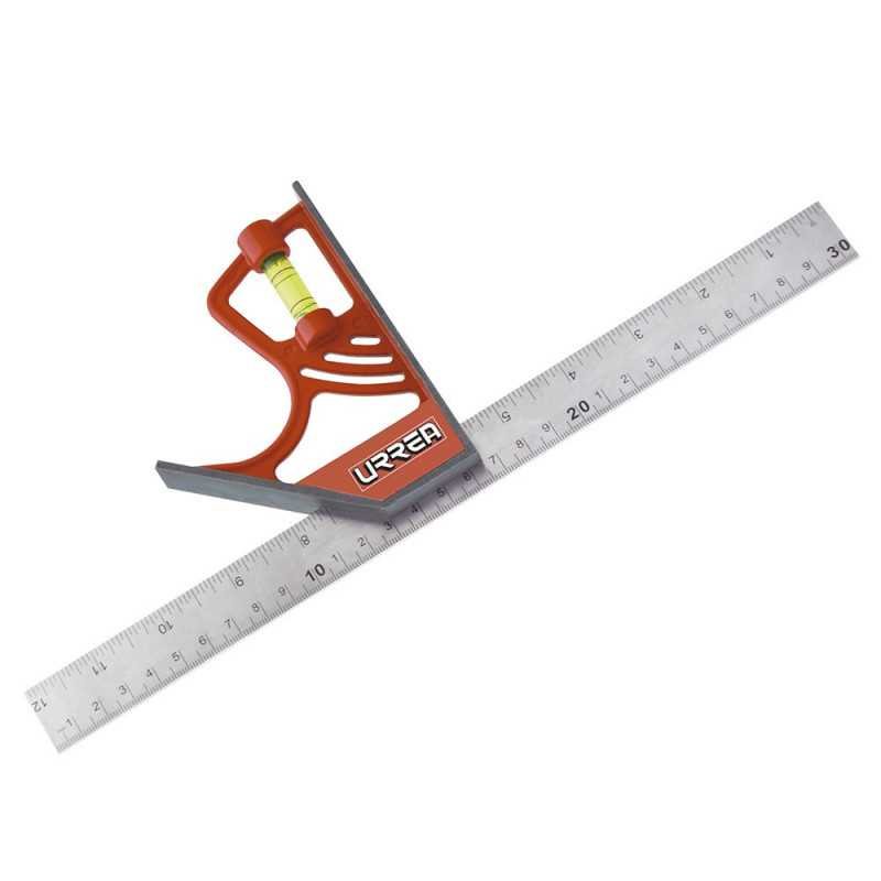 Escuadra combinación magnetica con mango de zamac 12" Urrea 800212