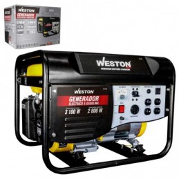 Generador Electrico A Gasolina 3100W (Inicio Manual)  WCW-080  WESTON