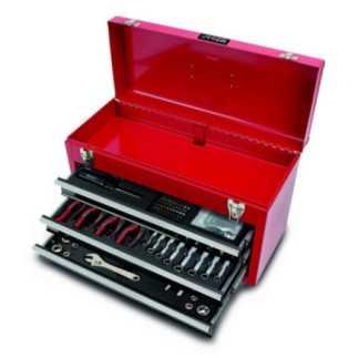 Juego combinado de herramienta en caja metálica 178 piezas Urrea JCM01