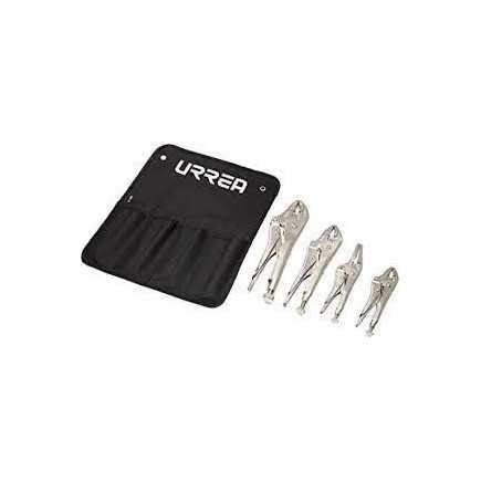 Juego de pinzas de presión 4 piezas Urrea 2700LP