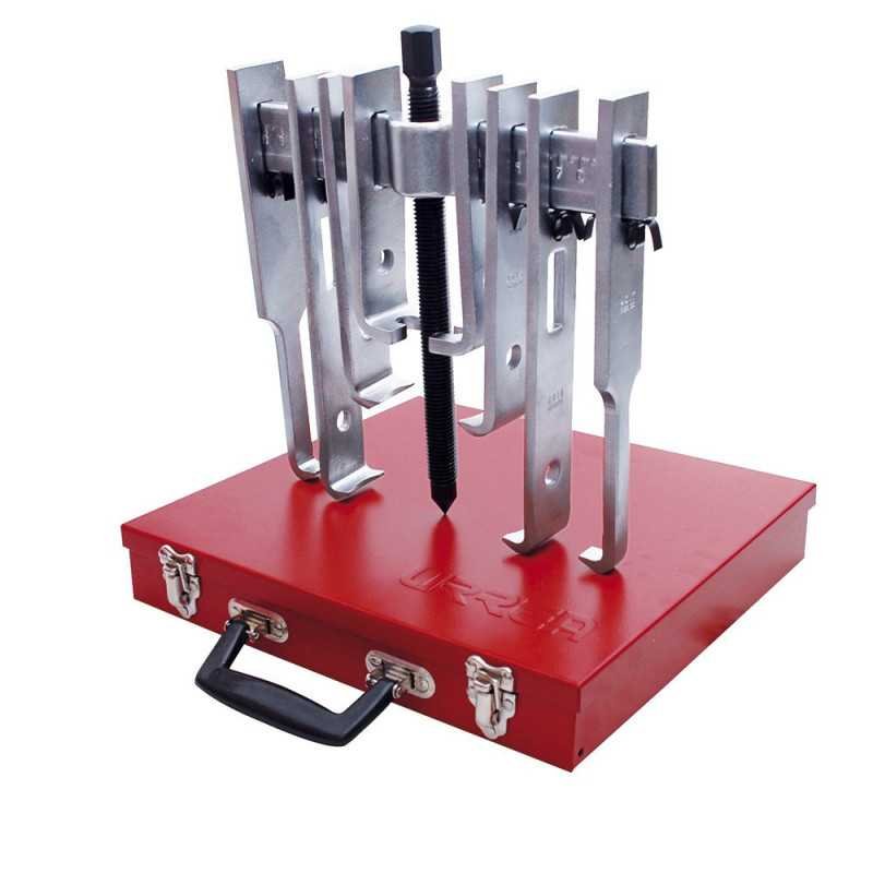 Extractor quijada recta tipo A 10 ton 15 piezas en caja metalica Urrea 4030B